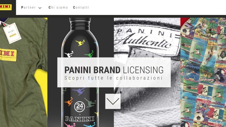Online la piattaforma Panini brand licensing