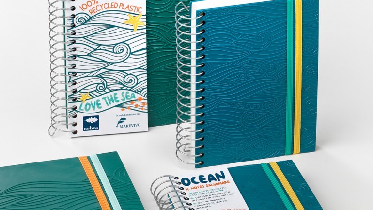 Arbos lancia Ocean, il notes Salvamare
