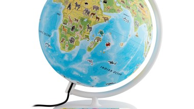 Curiosity Globe 25 cm con penna parlante